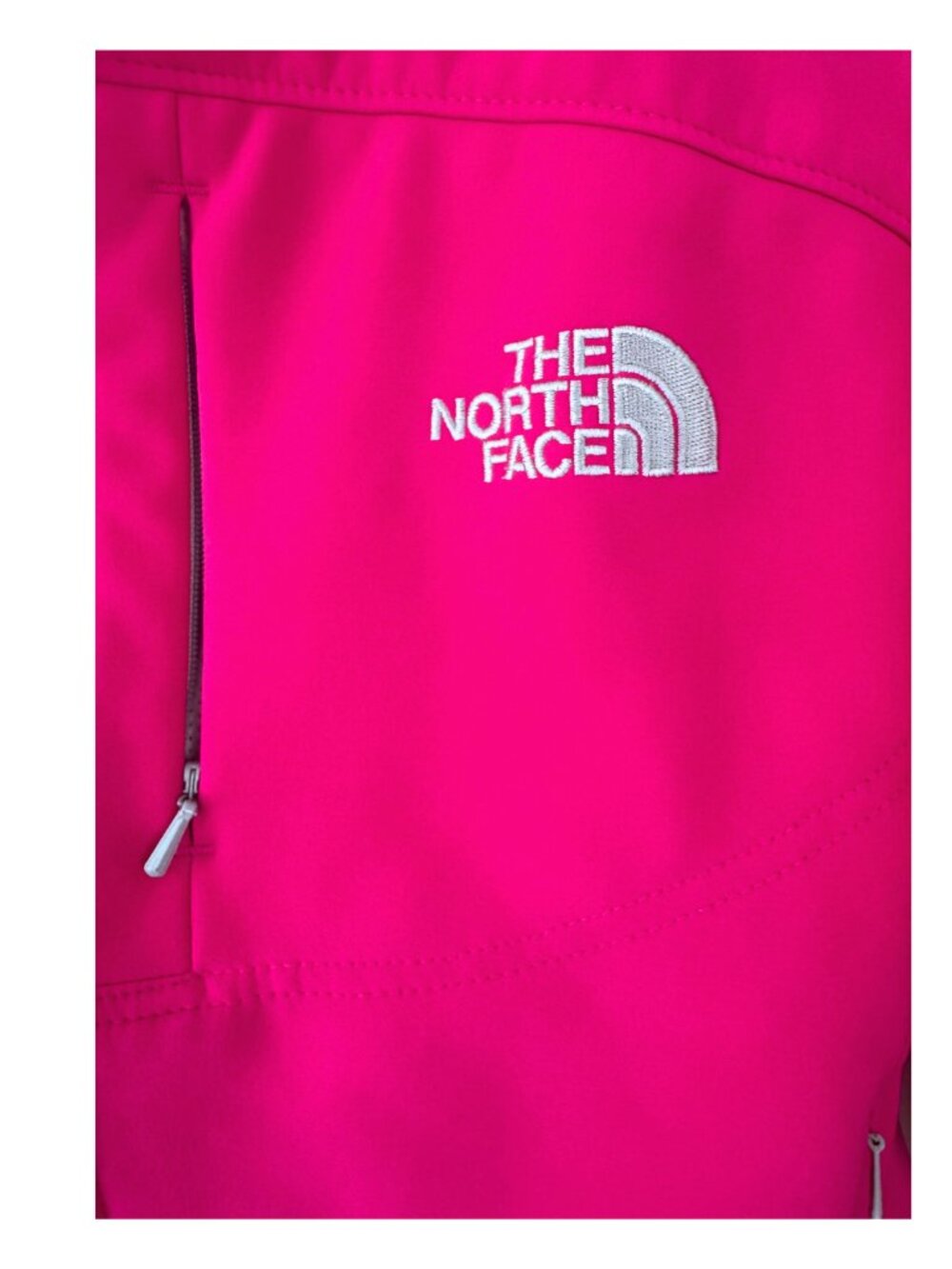 The North Face Pink Softshell Jacket Full Zip Lightweight Stretch Women’s Small - Picture 4 of 6